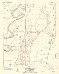 Canfield 1952 topographic map thumbnail
