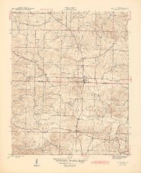 Cave City 1943 topographic map thumbnail
