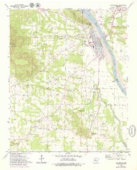 Dardanelle 1972 topographic map thumbnail