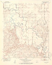 Doddridge NW 1952 topographic map thumbnail