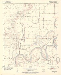 Doddridge NE 1952 topographic map thumbnail