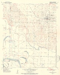 Foreman 1951 topographic map thumbnail