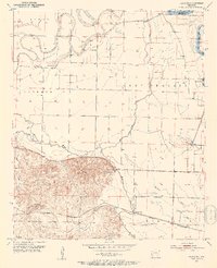 Fouke NE 1952 topographic map thumbnail