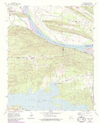 Fourche 1961 topographic map thumbnail