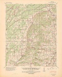 Gainesville 1940 topographic map thumbnail