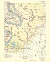 Hales Point 1939 topographic map thumbnail