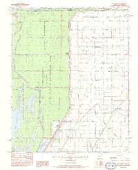 Half Moon 1983 topographic map thumbnail