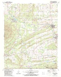 Huntington 1987 topographic map thumbnail