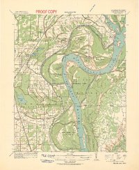Jericho 1931 topographic map thumbnail