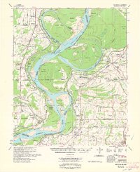 Mellwood 1962 topographic map thumbnail