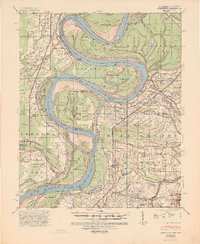 Mellwood 1939 topographic map thumbnail