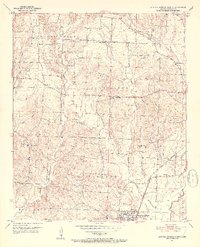 Mineral Springs North 1951 topographic map preview