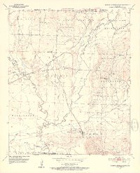 Mineral Springs South 1951 topographic map thumbnail