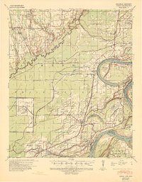 Modoc 1939 topographic map thumbnail
