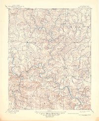 Mountain Home 1894 topographic map thumbnail