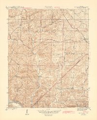 Mt Pleasant 1942 topographic map thumbnail