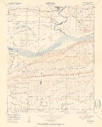 Mulberry 1951 topographic map thumbnail