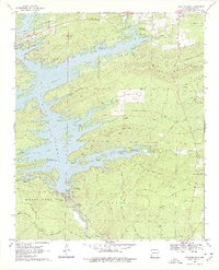 Narrows Dam 1969 topographic map thumbnail