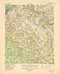 Noble Lake 1935 topographic map thumbnail