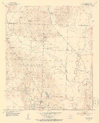 Old Town 1952 topographic map thumbnail
