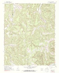 Osage SW 1968 topographic map thumbnail