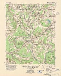 Park Place 1955 topographic map thumbnail