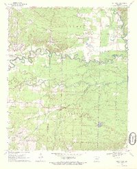 Piney Grove 1970 topographic map thumbnail