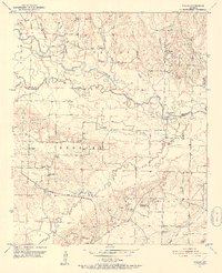 Pisgah 1951 topographic map thumbnail