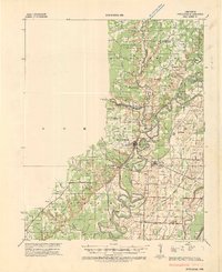 Powhatan 1934 topographic map thumbnail