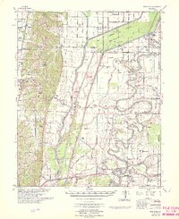 Princedale 1966 topographic map thumbnail