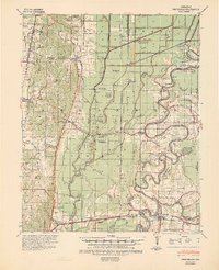Princedale 1940 topographic map thumbnail
