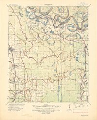 Red Fork 1935 topographic map thumbnail