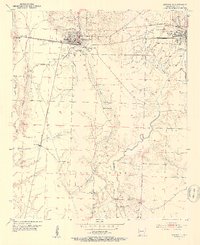 Lewisville 1952 topographic map thumbnail