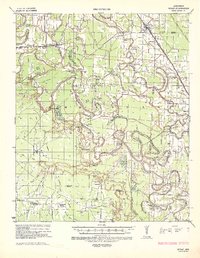 Rotan 1935 topographic map thumbnail