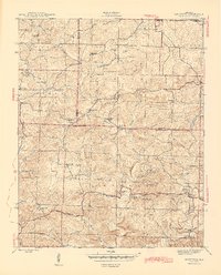 Sandtown 1943 topographic map thumbnail