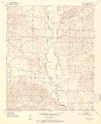 Silver Ridge 1951 topographic map thumbnail
