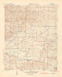 Sulphur Rock 1943 topographic map thumbnail