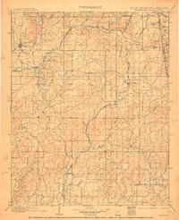 Tahlequah topographic map thumbnail