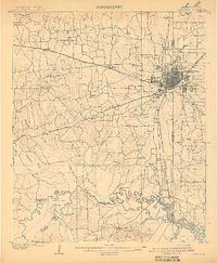 Texarkana topographic map thumbnail