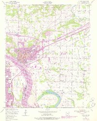 Van Buren 1947 topographic map thumbnail