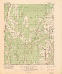 Vanndale 1939 topographic map thumbnail