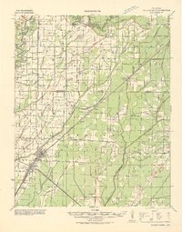 Walnut Ridge 1932 topographic map thumbnail