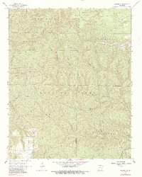 Norfork SE 1966 topographic map thumbnail