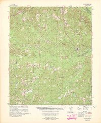 Louann 1964 topographic map thumbnail