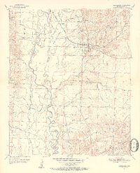 Lockesburg 1951 topographic map thumbnail