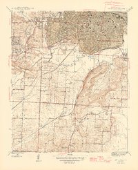 Little Rock 1944 topographic map thumbnail