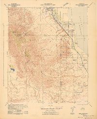 Agua Dulce 1942 topographic map thumbnail