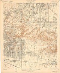 Alhambra 1926 topographic map thumbnail