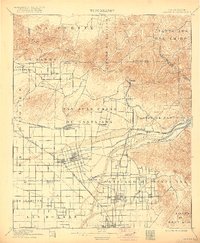 Anaheim 1901 topographic map thumbnail