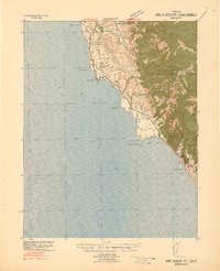 Ano Nuevo Pt. topographic map thumbnail